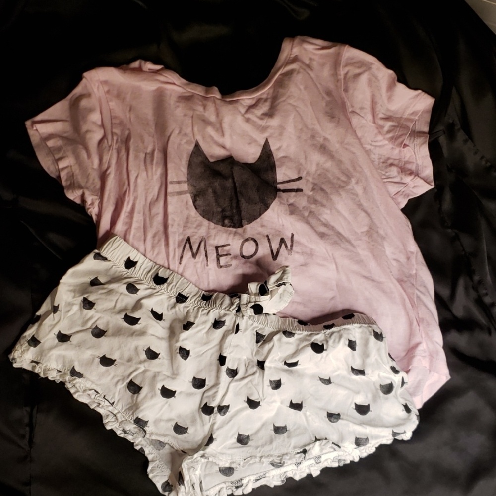 Forever 21 Cat's Meow PJ's S/M
